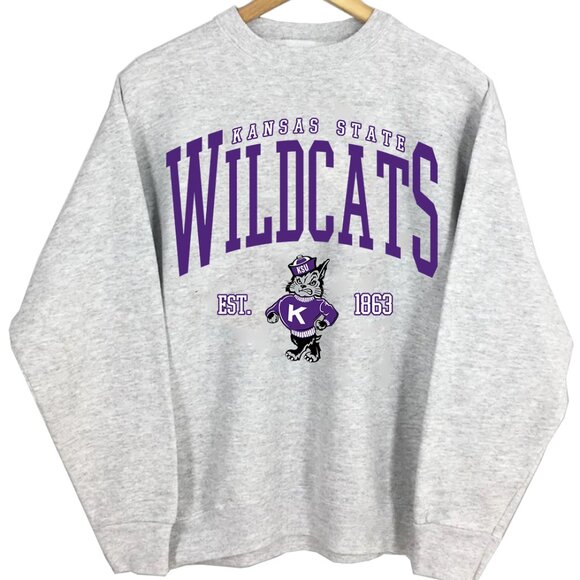 Kansas State University KSU Wildcats NCAA Kansas State Wildcats Sweatshirt Shirt - Picture 1 of 3